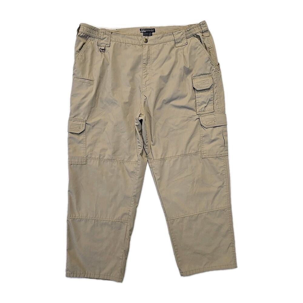 5.11 Tactical Taclite Pro Pants Men 44x30 Khaki Ripstop Cargo Work Hiking 74273